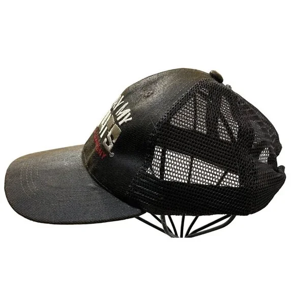 "Try My Nuts" Nut Company Baseball Cap Hat Adjustable Brown Red - Picture 2 of 7